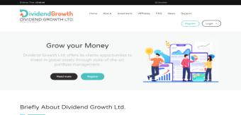 Обзор инвестиционного проекта Dividendgrowth.online, честные отзывы, прибыльность до 0,65% в день, рефбек 2%